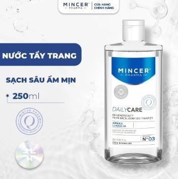 Nước Tẩy Trang Sạch Sâu Ẩm Mịn Mincer Pharma Daily Care Regenerating Micellar Water 250ml