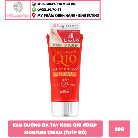 Dưỡng Da Tay Kosé Q10 Nhật 80g #Đỏ