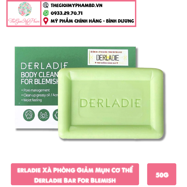 Derladie - Xà Phòng Giảm Mụn Cơ Thể Derladie Bar For Blemish 50g