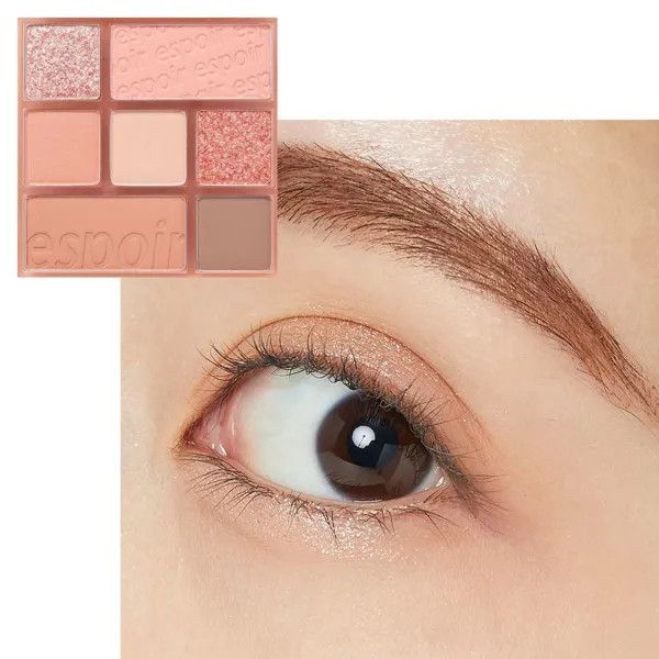 Espoir - Bảng Phấn Mắt Espoir Real Eye Palette #Apricot Me