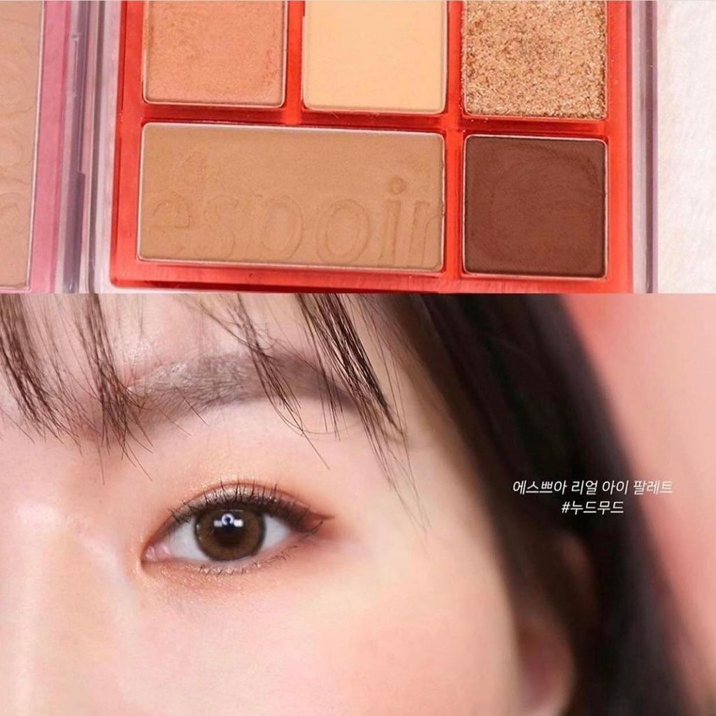 Espoir - Bảng Phấn Mắt Espoir Real Eye Palette #Nude Mood