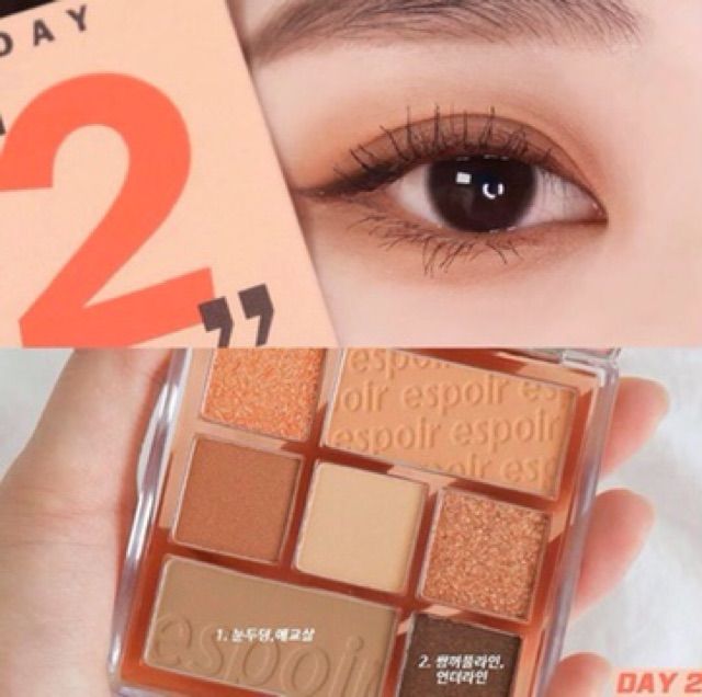 Espoir - Bảng Phấn Mắt Espoir Real Eye Palette #Peachy Like