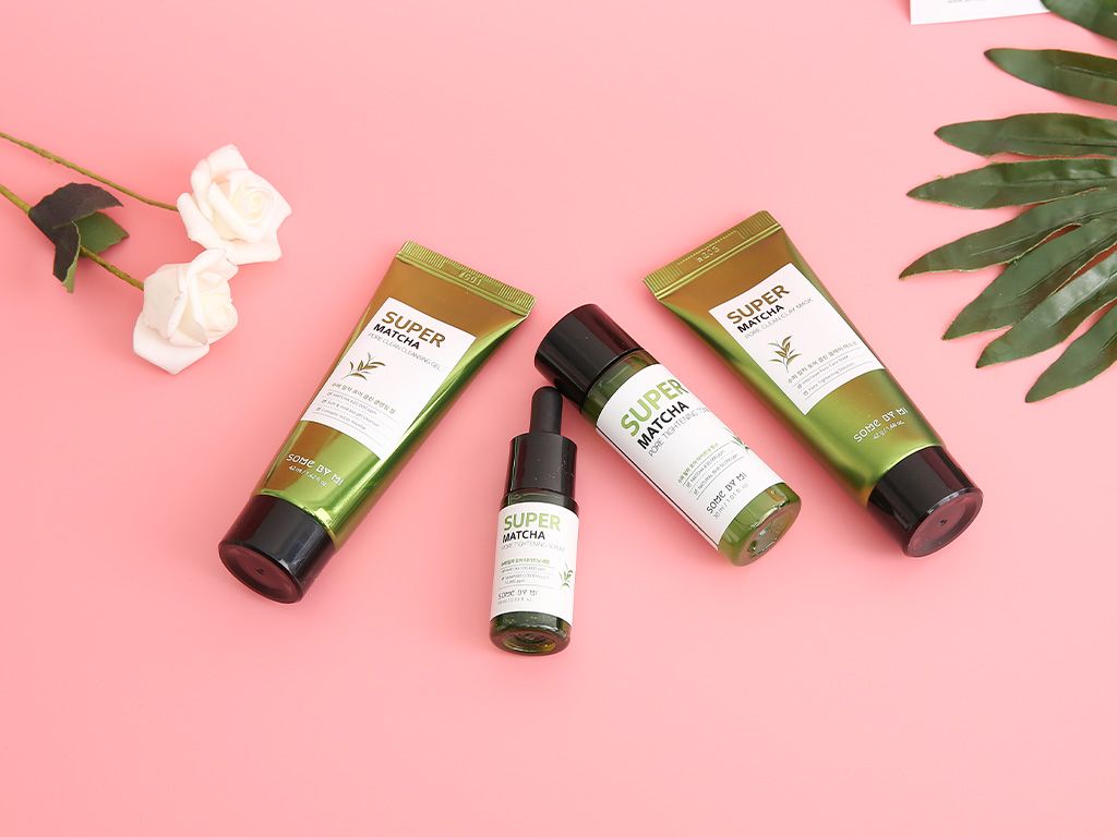 Bộ Sản Phẩm Dưỡng Da Some By Mi Super Matcha Pore Care Starter Kit Edition - 4 Món