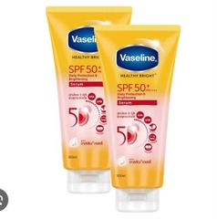 Dưỡng Thể Vaseline Healthy Bright SPF50 300ml (Tuýp Vàng)