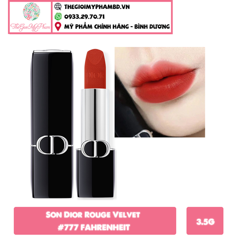 Son Thỏi Dior Rouge #777 Velvet ( Ko Tđ) Mẫu Mới