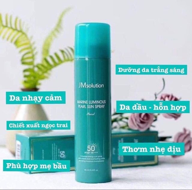 Xịt chống nắng JMsolution #Pearl 180ml