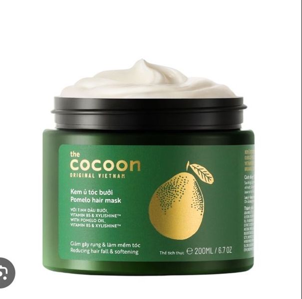 Cocoon - Kem Ủ Tóc Bưởi Giảm Gãy Rụng Tóc Mềm Mượt Chắc Khỏe 200ml