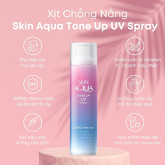 Xịt Chống Nắng Skin Aqua Tone Up 70g