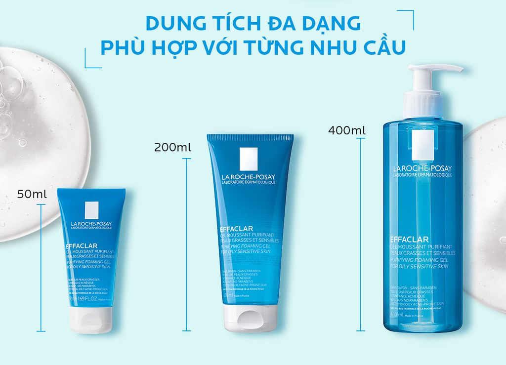 Laroche Posay - Gel Rửa Mặt 50ml