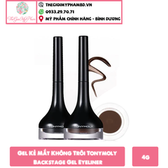 Kẻ Mắt Tony Moly Back Gel Eyeliner Long Brush #1 Black