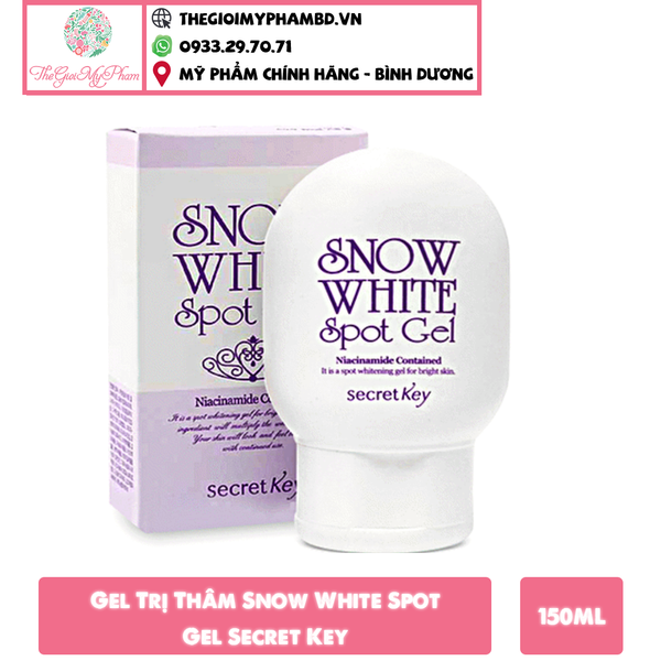 Gel Trị Thâm Snow White Spot Gel Secret Key 65g