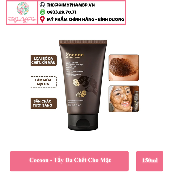 Cocoon - Tẩy Da Chết Cho Mặt 150ml