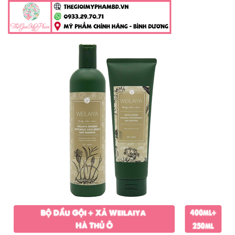 Set Gội Xã Hà Thủ Ô Weilaiya 400ml+250ml