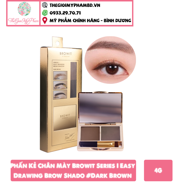 Phấn Kẻ Chân Mày Browit by Nongchat #Dark Brown