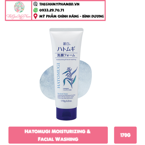 SRM Hatomugi Cleansing Foam 170g (Size lớn mới)