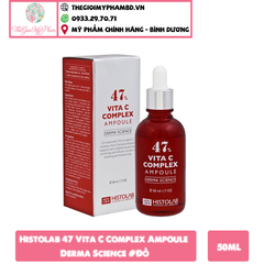 Tinh Chất Dưỡng Trắng Mờ Thâm Nám Histolab 47 Vita C Complex Ampoule Derma Science 50ml