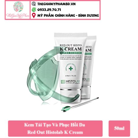 Kem Dưỡng Ẩm Phục Hồi Da Sau Lăn Kim Red Out Histolab K Cream 50ml