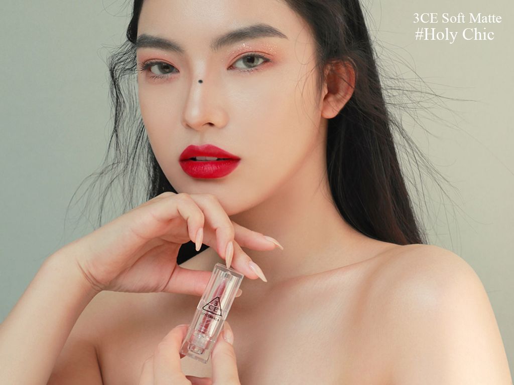 3CE - Soft Matte Lipstick #Kind & Love (Ko tđ)