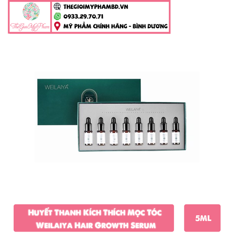 Huyết Thanh Kích Thích Mọc Tóc Weilaiya Hair Growth Serum (5ml x 8 chai)