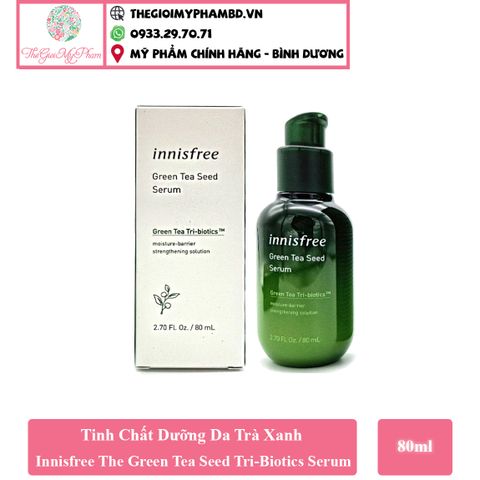 [UPGRADE] Tinh Chất Dưỡng Da Trà Xanh Innisfree The Green Tea Seed Tri-Biotics Serum 80ml