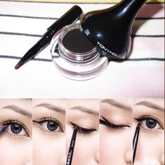 Kẻ Mắt Tony Moly Back Gel Eyeliner Long Brush #1 Black