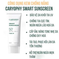 Kem Chống Nắng Caryophy Smart Sunscreen Tone Up SPF50+ PA+++ 50ml