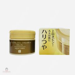 Kem Dưỡng Chống Lão Hóa Shiseido Aqualabel Special Oil In Gel Cream 90g - Vàng