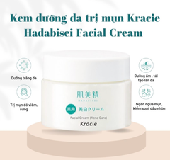 Kem Dưỡng Da Mụn Kracie Hadabisei Facial Cream 50g