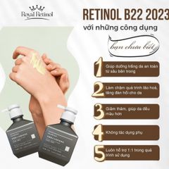 Kem Ủ Kích Trắng Body Royal Retinol B22 The Matrix Retinol 1.5% 200g Mẫu Mới