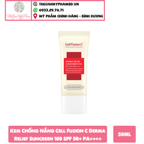 KCN Cell Fusion C Suncreen 100 SPF 50+ PA++++ 50ml (Vàng)