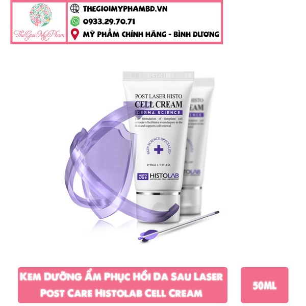 Kem Dưỡng Ẩm Phục Hồi Da Sau Laser Post Care Histolab Cell Cream 50ml