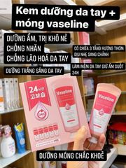 Kem Dưỡng Da Và Móng Tay Vaseline Deep Moisture 60ml #Hồng