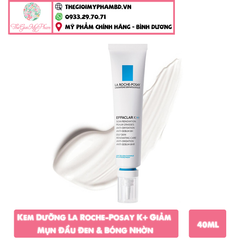 Kem Dưỡng La Roche-Posay K+ Giảm Mụn Đầu Đen & Bóng Nhờn 40ml