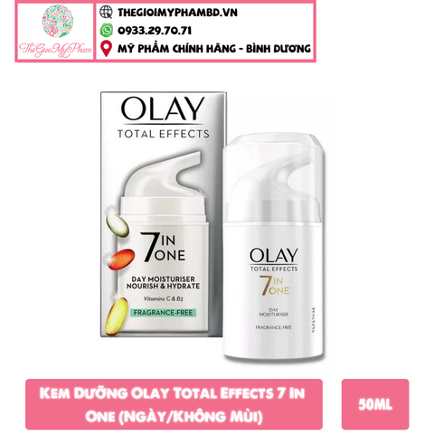 Kem Dưỡng Olay Total Effects 7 In One 50ml (Ngày/Không Mùi)