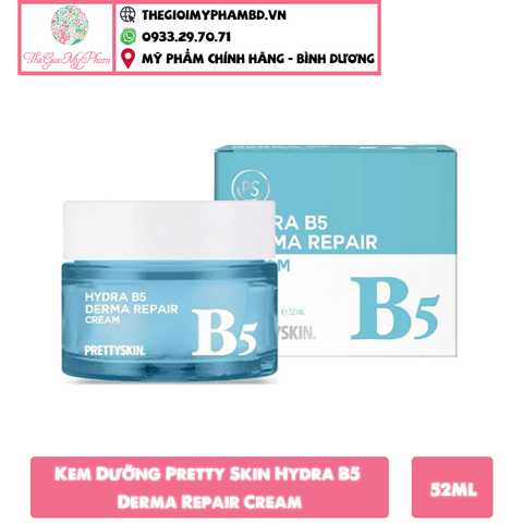 Kem Dưỡng Phục Hồi Prettyskin Hydra B5 Derma Repair 52ml