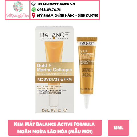 Kem Mắt Balance Active Formula Ngăn Ngừa Lão Hóa 15ml (Mẫu Mới)