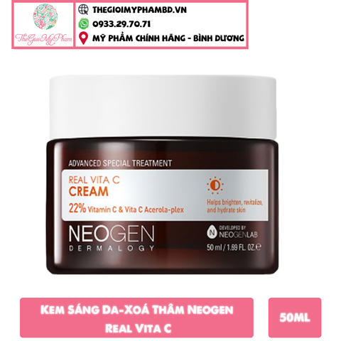 Neogen - Kem Sáng Da-Xoá Thâm Real Vita C 50ml