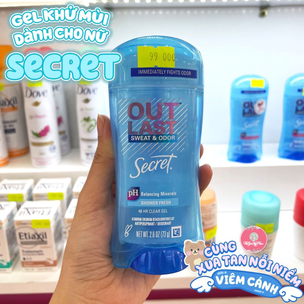 Thanh lăn Secret dạng gel 73g USA