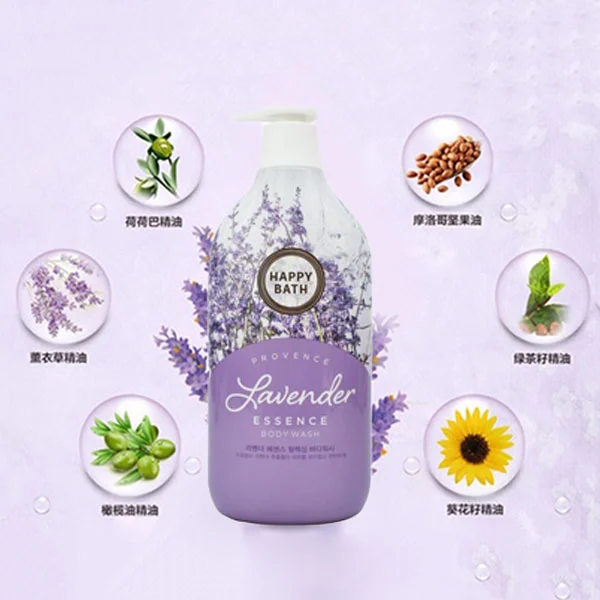 Sữa Tắm Happy Bath Essence Body Wash 900g #Lavender