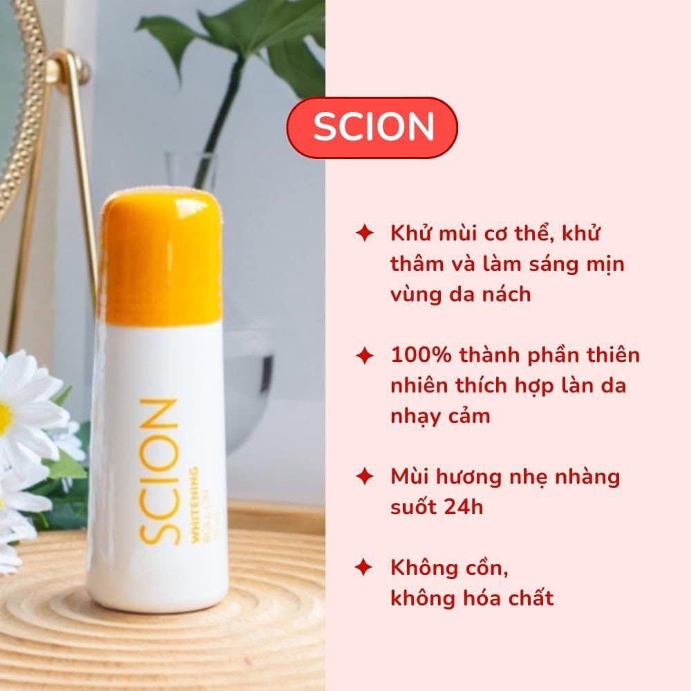 Lăn Khử Mùi NuSkin Scion Whitening 75ml (Mới-Nắp Vàng)