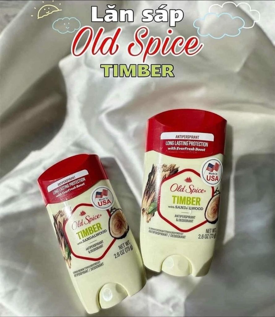 Lăn Khử Mùi Old Spice 73g #Timber
