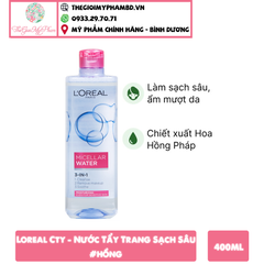 Loreal Cty - Nước Tẩy Trang Ẩm Mượt 400ml