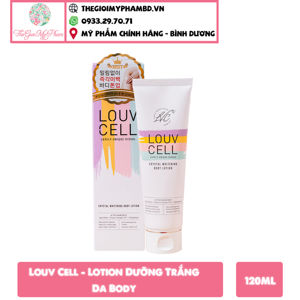 Louv Cell - Lotion Dưỡng Trắng Da Body 120ml