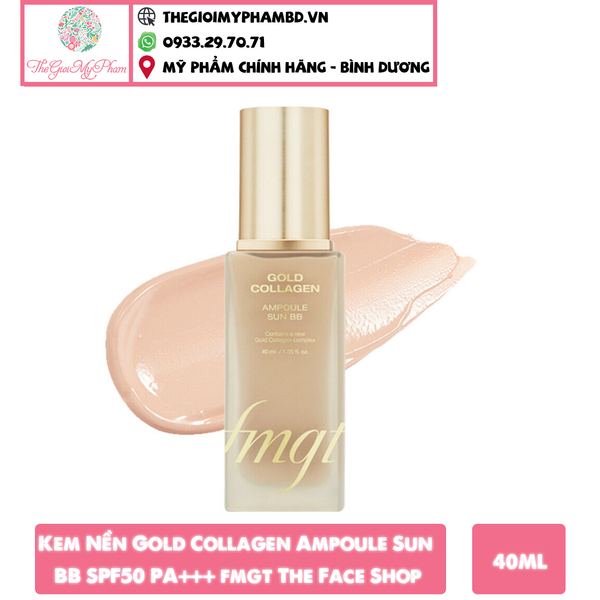 Nền Gold Collagen FMGT 40ml Sun BB