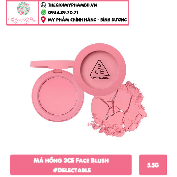 Má hồng 3CE Face Blush #Delectable