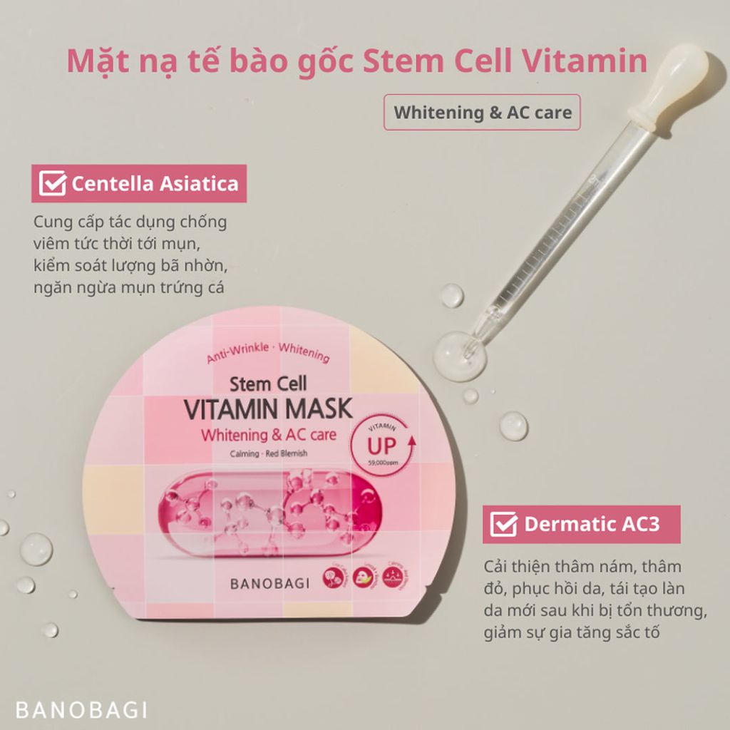 Banobagi - Stem Cell Vitamin Mask #AC Care