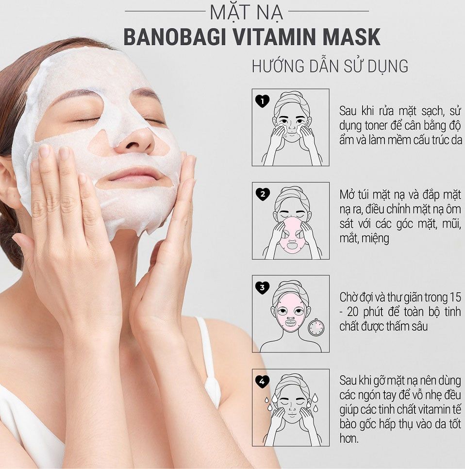 Mặt Nạ Banobagi Vita Genic Jelly Mask 30g #Vitamin E (Xanh Dương)