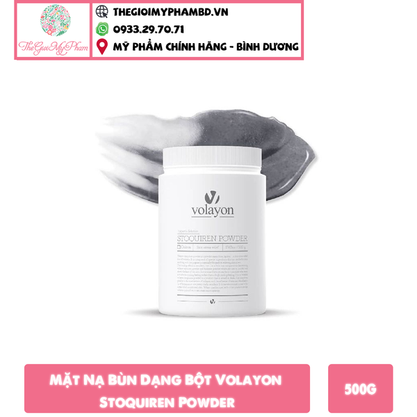 [KTD] Mặt Nạ Bùn Khoáng Dạng Bột Volayon Stoquiren Powder 500g