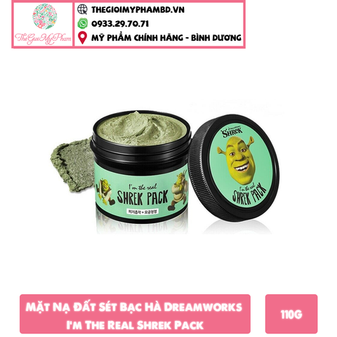 Mặt Nạ Đất Sét Bạc Hà Dreamworks I'm The Real Shrek Pack 110g