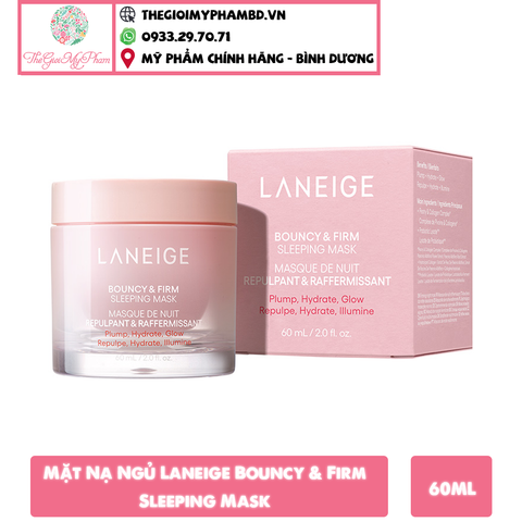 Mặt Nạ Ngủ Laneige Bouncy & Firm Sleeping Mask 60ml ( Mẫu Mới )